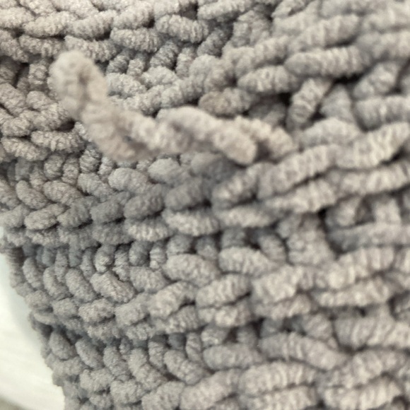 POL Oversized Chunky Cardigan Sweater. Size Small. Color Gray - Picture 7 of 7